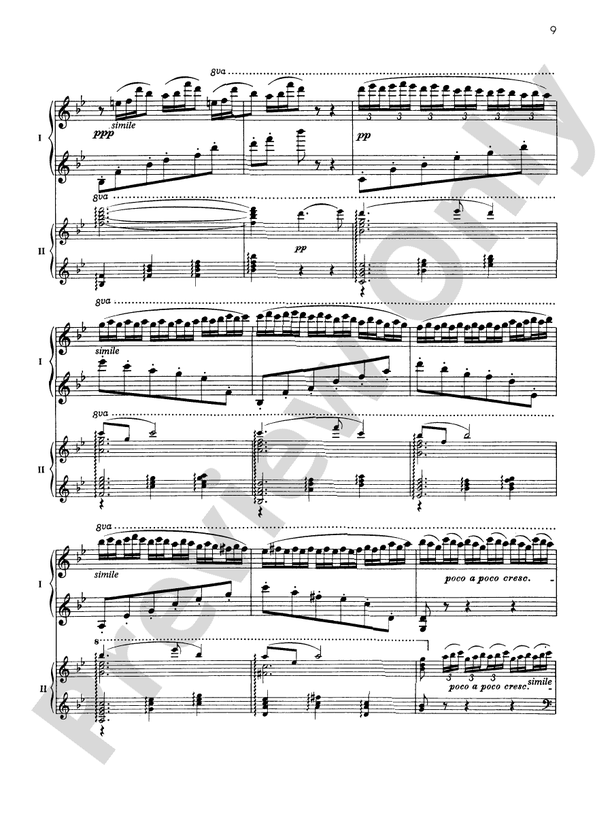 Fantaisie-tableaux (Suite No. 1), Opus 5 - I. Barcarolle - Piano Duo (2 Pianos, 4 Hands)