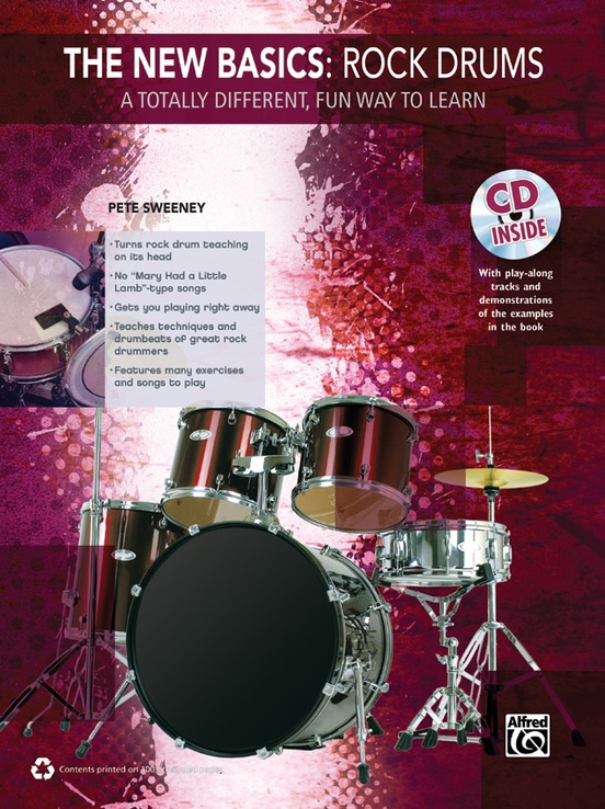 The New Basics: Rock Drums: Drumset Book & CD