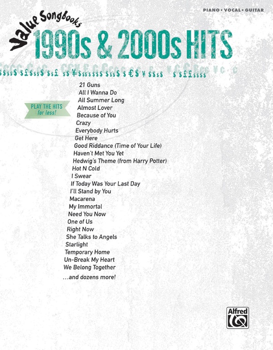 Value Songbooks: 1990s & 2000s Hits