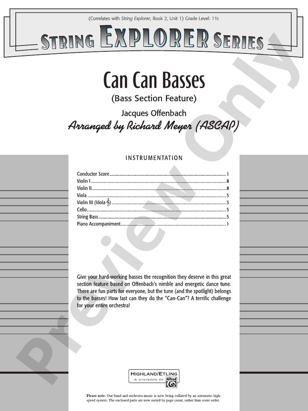 Can Can Basses