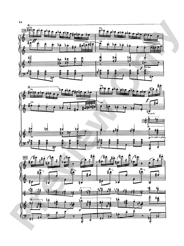 Piano Concerto No. 3 in C Major, Opus 26 - 2nd Movement - Piano Duo (2 Pianos, 4 Hands)