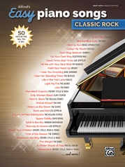 Alfred's Easy Piano Songs: Classic Rock