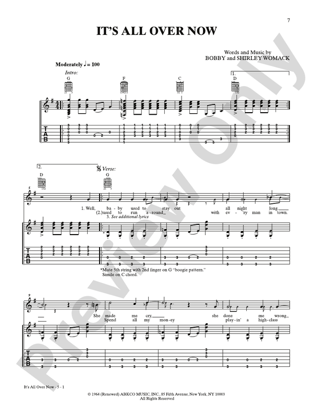 how to play Stay With Me on guitar by The Faces Chords - Guitar