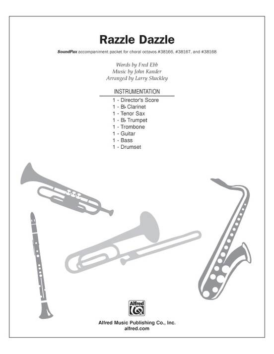 Razzle Dazzle (from the musical Chicago): B-flat Tenor Saxophone