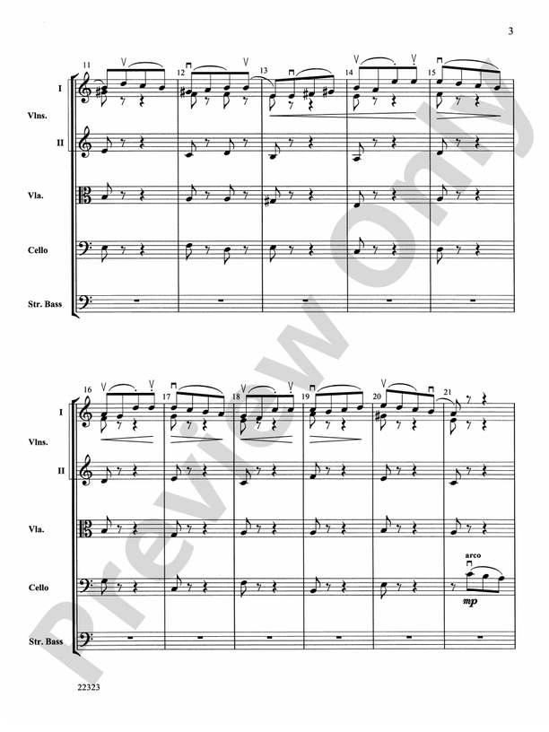 Andantino (from Symphony No. 4)