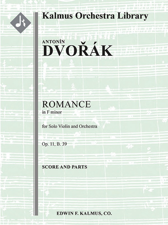 Romance in F minor Op. 11 B. 39 Full Orchestra Solo Strings