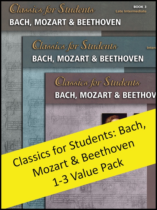 Classics for Students: Bach, Mozart & Beethoven 1-3 (Value Pack)