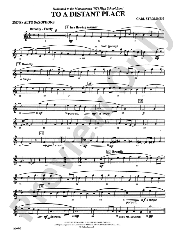 Sleigh Ride: E-flat Alto Saxophone: E-flat Alto Saxophone Part - Digital  Sheet Music Download