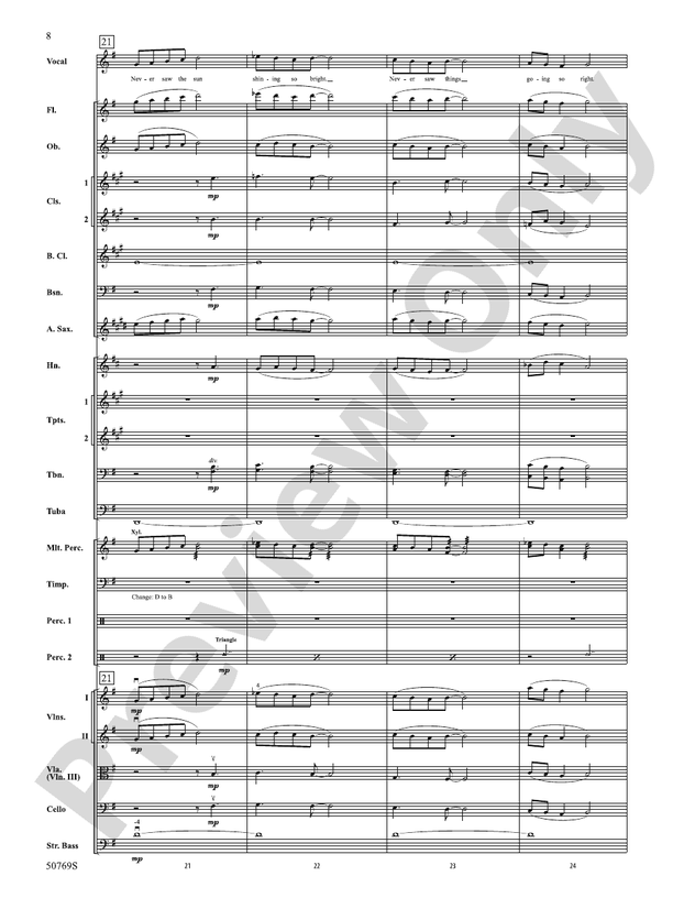 Blue Skies: Score: Full Orchestra Score - Digital Sheet Music Download