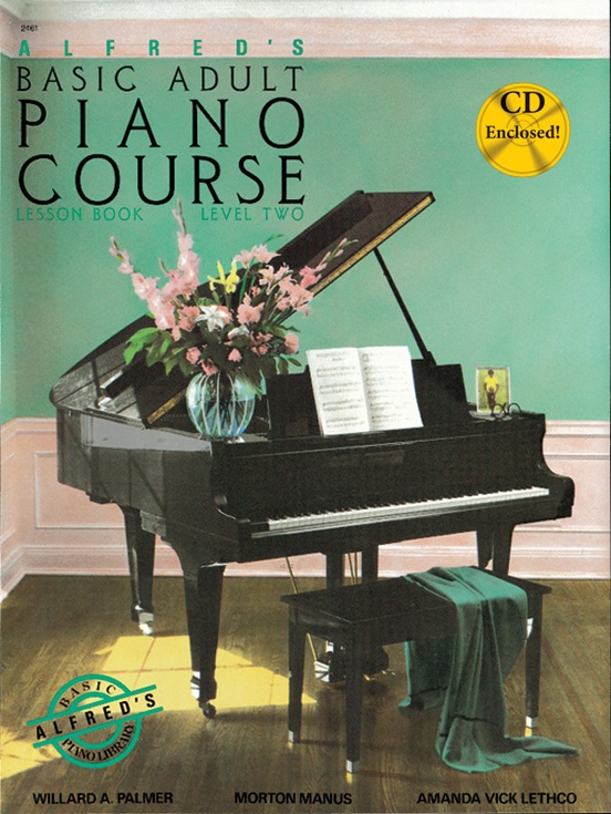 Alfred's Basic Adult Piano Course: Lesson Book 2: Piano Book & CD