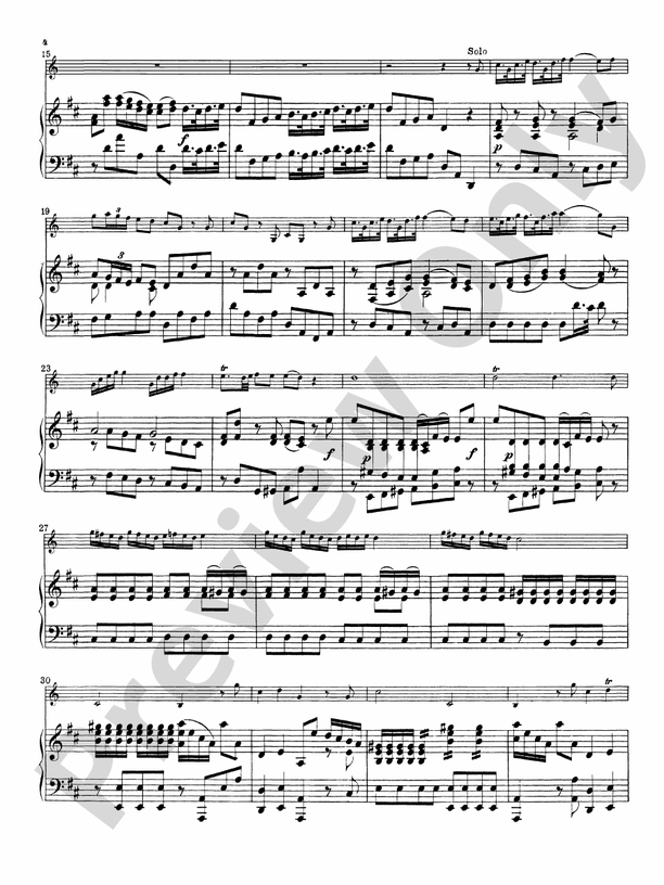 Haydn Concerto No. 2 in D Major Concerto No. 2 in D Major Part Digital Sheet Music Download
