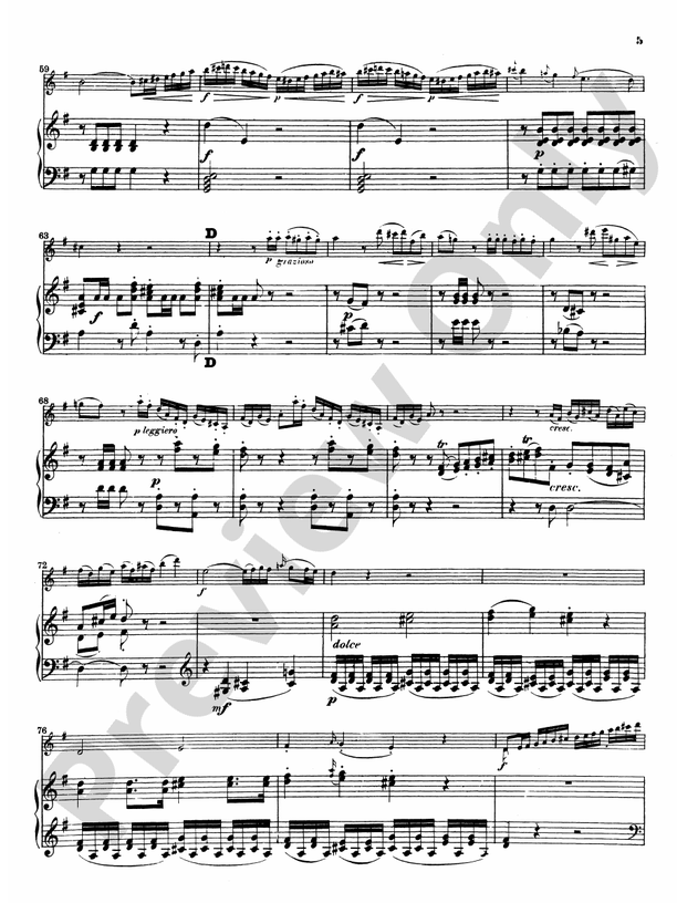 Mozart Violin Concerto No In G Major K Violin Concerto No In G Major K Piano