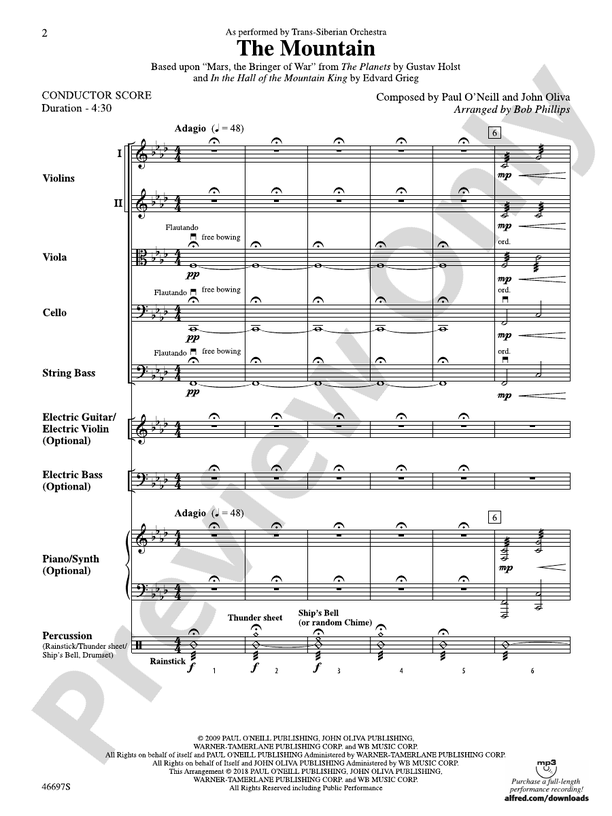 The Mountain: Score