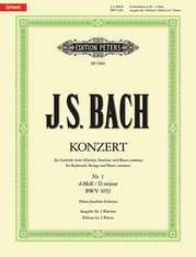Keyboard Concerto No. 1 in D minor BWV 1052 (Edition for 2 Pianos)
