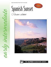 Spanish Sunset (for right hand alone) - Piano Solo