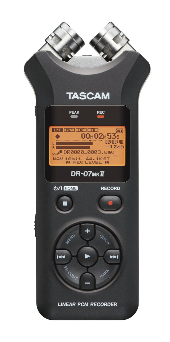 Tascam DR-07mkII Handheld Stereo Recorder