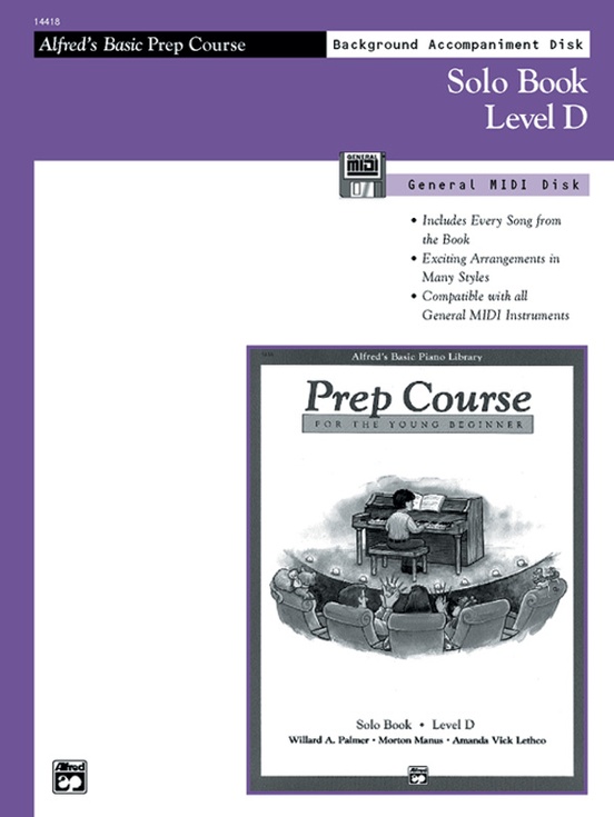 Alfred's Basic Piano Prep Course: GM Disk for Solo Book D