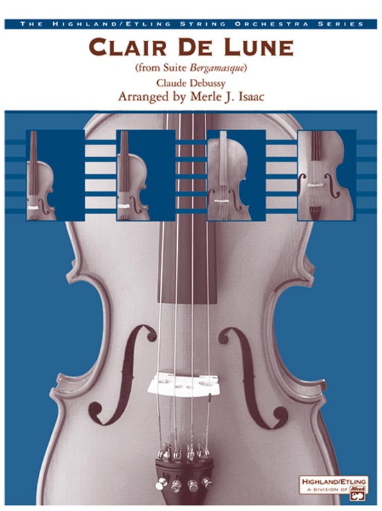 Clair de lune: 1st Violin: 1st Violin Part - Digital Sheet