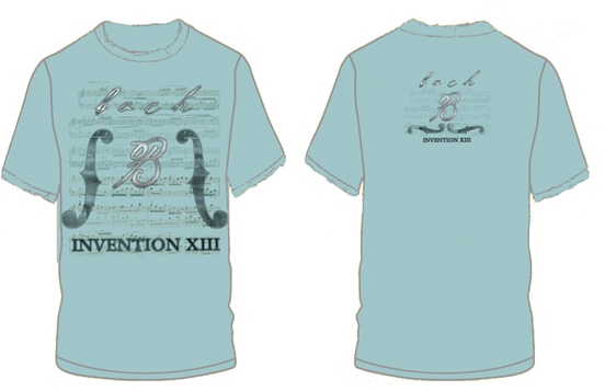 Bach Invention XIII T-Shirt (Extra Large)