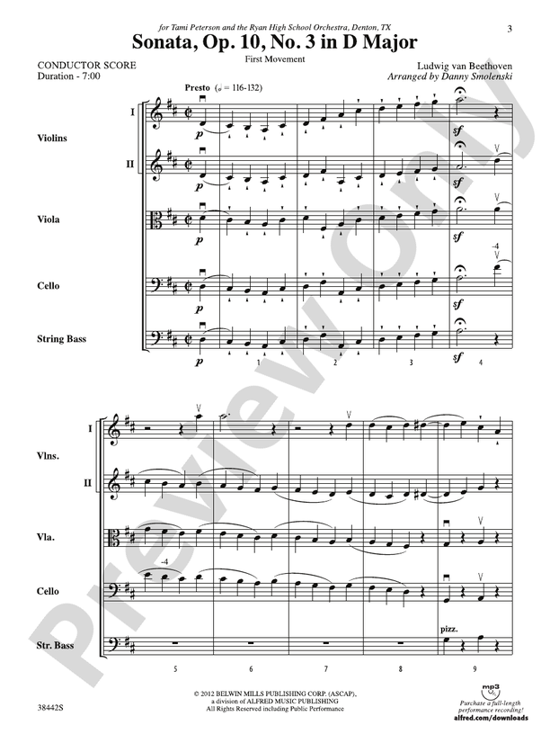 Sonata, Op. 10, No. 3