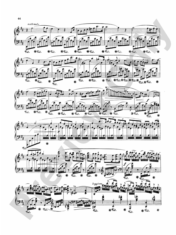 Chopin: Three Sonatas (Ed. Franz Liszt): Sonata, Opus 58, in B