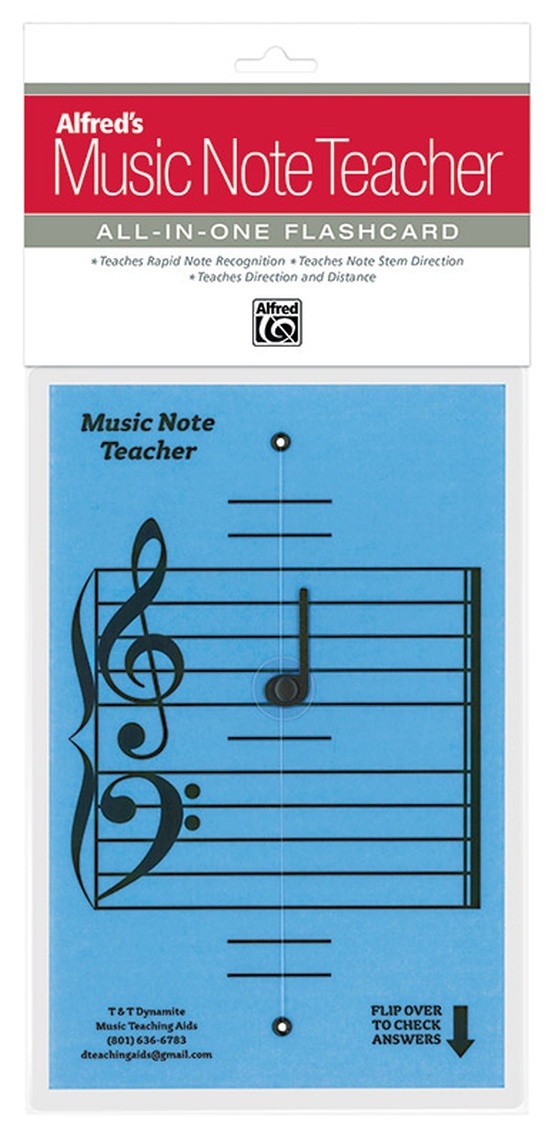 Alfred's Music Note Teacher: All-In-One Flashcard (Blue)