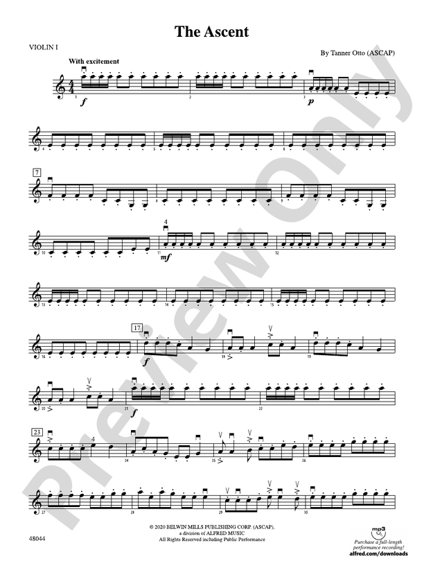 The Ascent: 1st Violin