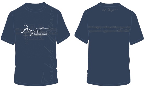 Mozart Turkish March T-Shirt (Extra Large)
