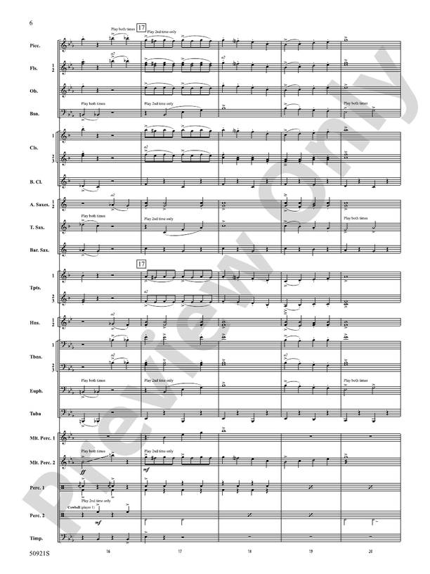 The Ringmaster: Score: Concert Band Score - Digital Sheet