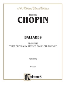 Chopin: Ballades (Ed. Franz Liszt): Ballade
