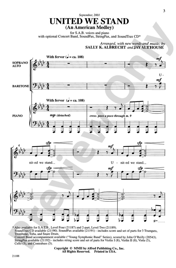 United We Stand (An American Medley)