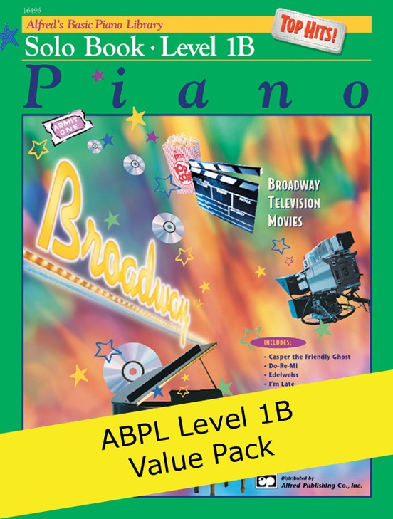 Alfred's Basic Piano Course Level 1B (Value Pack)