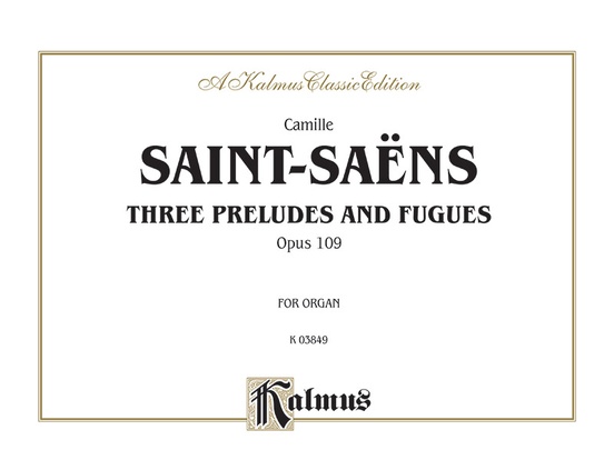 Three Preludes and Fugues, Opus 109