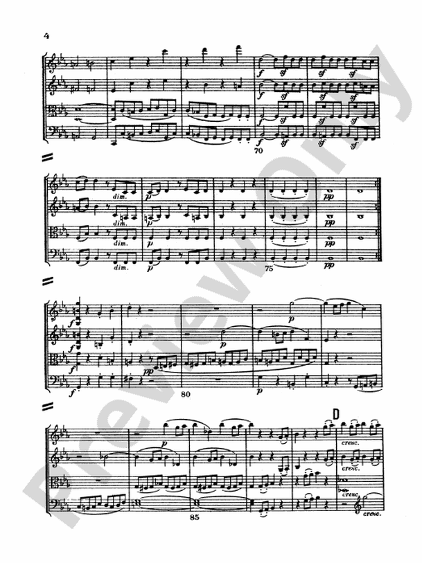 Beethoven: String Quartet in E flat Major, Op. 74