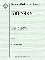 Variations on a Theme of Tchaikovsky, Op. 35a