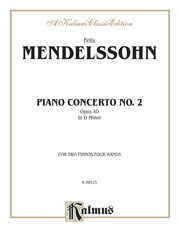 Mendelssohn: Piano Concerto No. 2 in D Minor, Op. 40