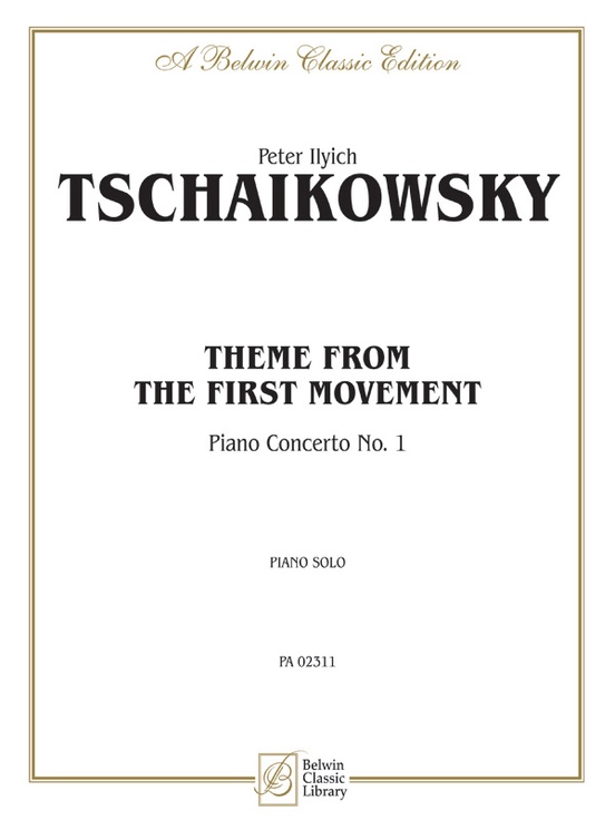 First Movement, Piano Concerto No. 1, Theme from the