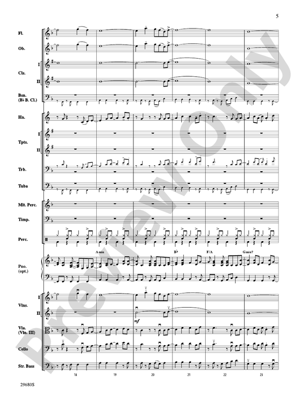 Hairspray, Selections from: Score