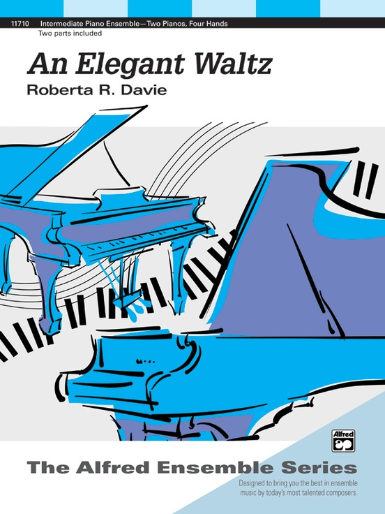 An Elegant Waltz - Piano Duo (2 Pianos, 4 Hands)
