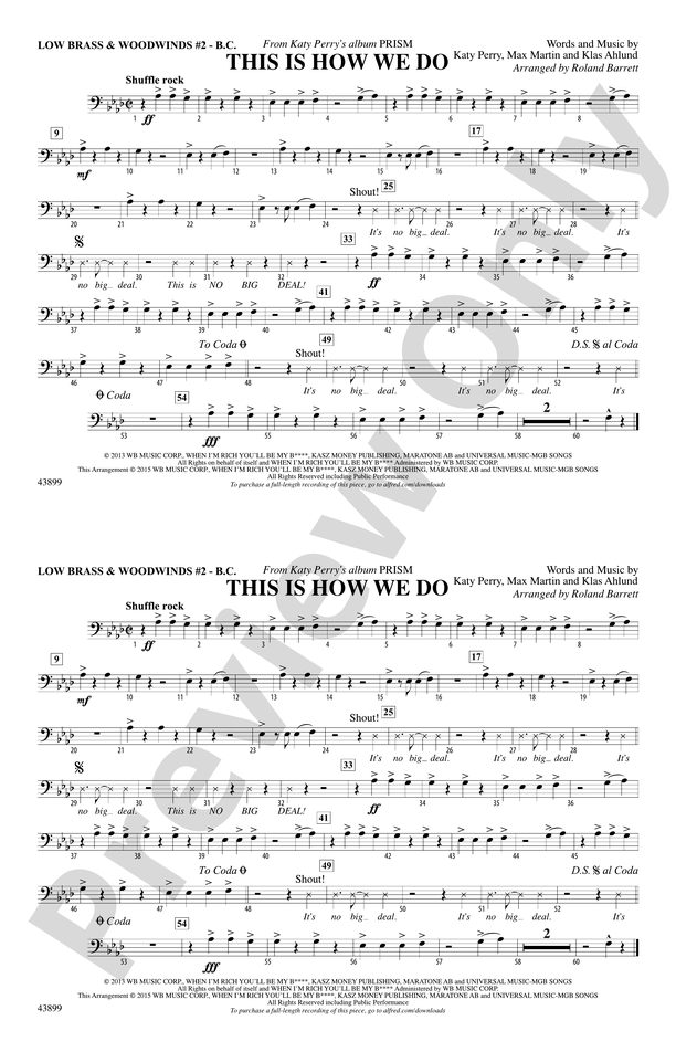 This Is How We Do: Low Brass & Woodwinds #2 - Bass Clef