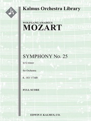 Symphony No. 25 in G minor, K. 183/173dB