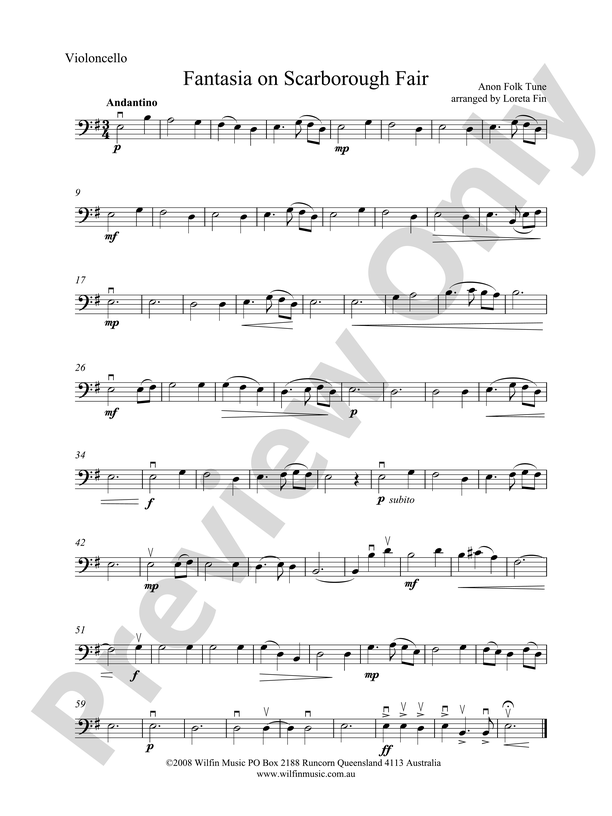 Scarborough Fair (Piano) Partitura - Sheet Music 
