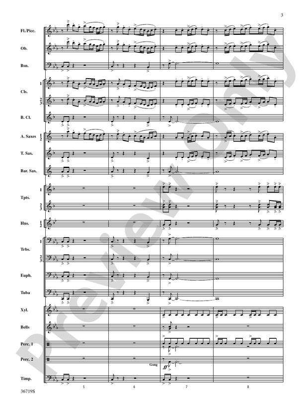 Ignition Score Concert Band Score Digital Sheet Music Download