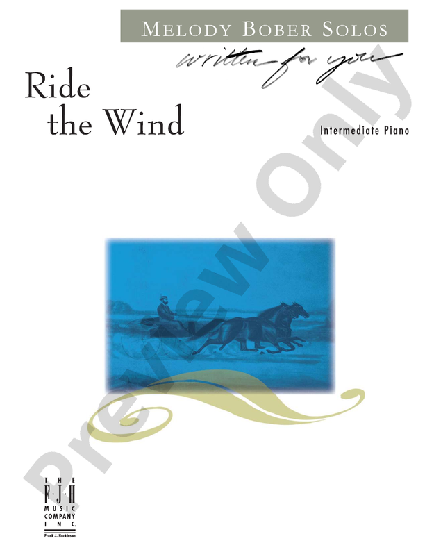 Ride the Wind Piano Melody Bober Digital Sheet Music Download