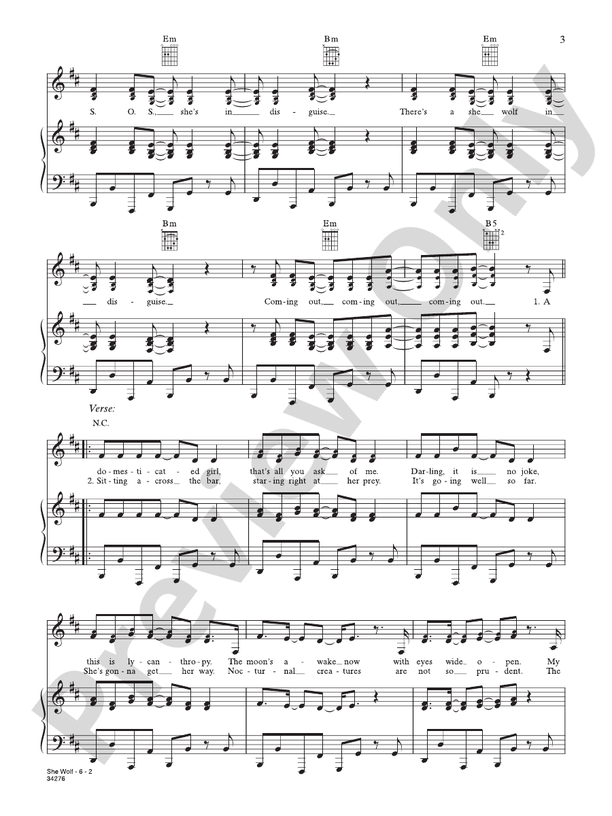 She Drives Me Crazy sheet music (real book with lyrics) (PDF)