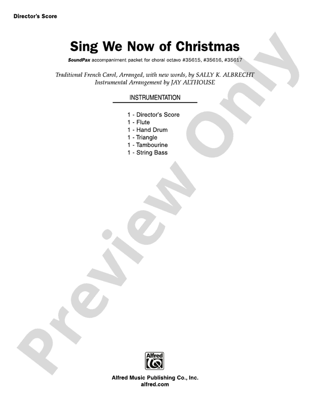 Sing We Now of Christmas: Choral Octavo SoundPax - Digital Sheet Music ...