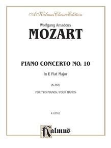 Mozart: Piano Concerto No. 10 in E flat Major for Two Pianos, K. 365