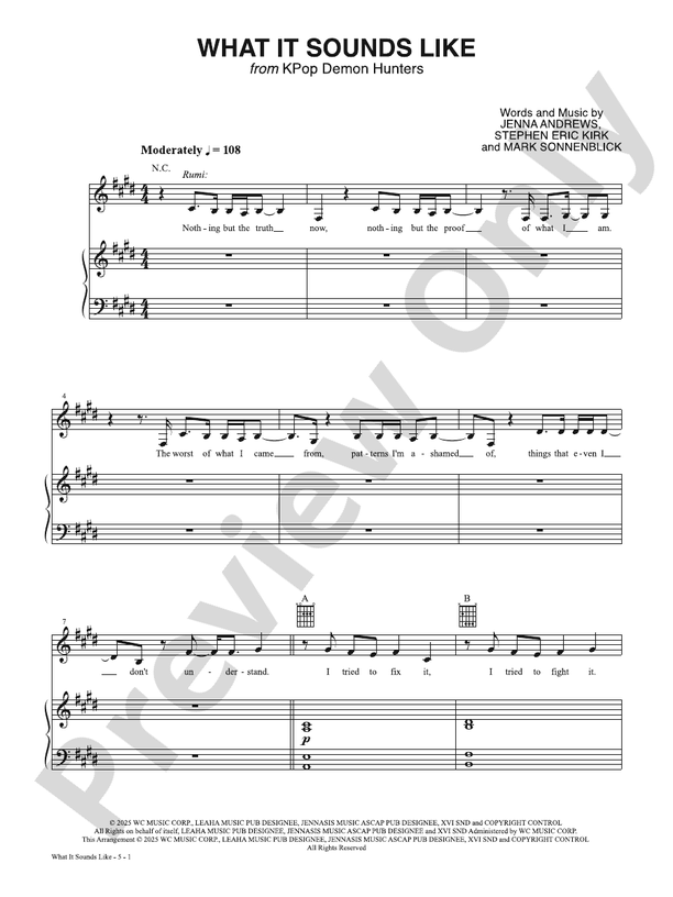 What it Sounds Like from "KPop Demon Hunters"