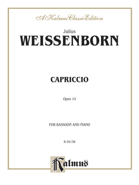 Capriccio, Opus 14