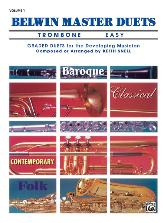 Belwin Master Duets Trombone Easy Volume 1 Trombone Book